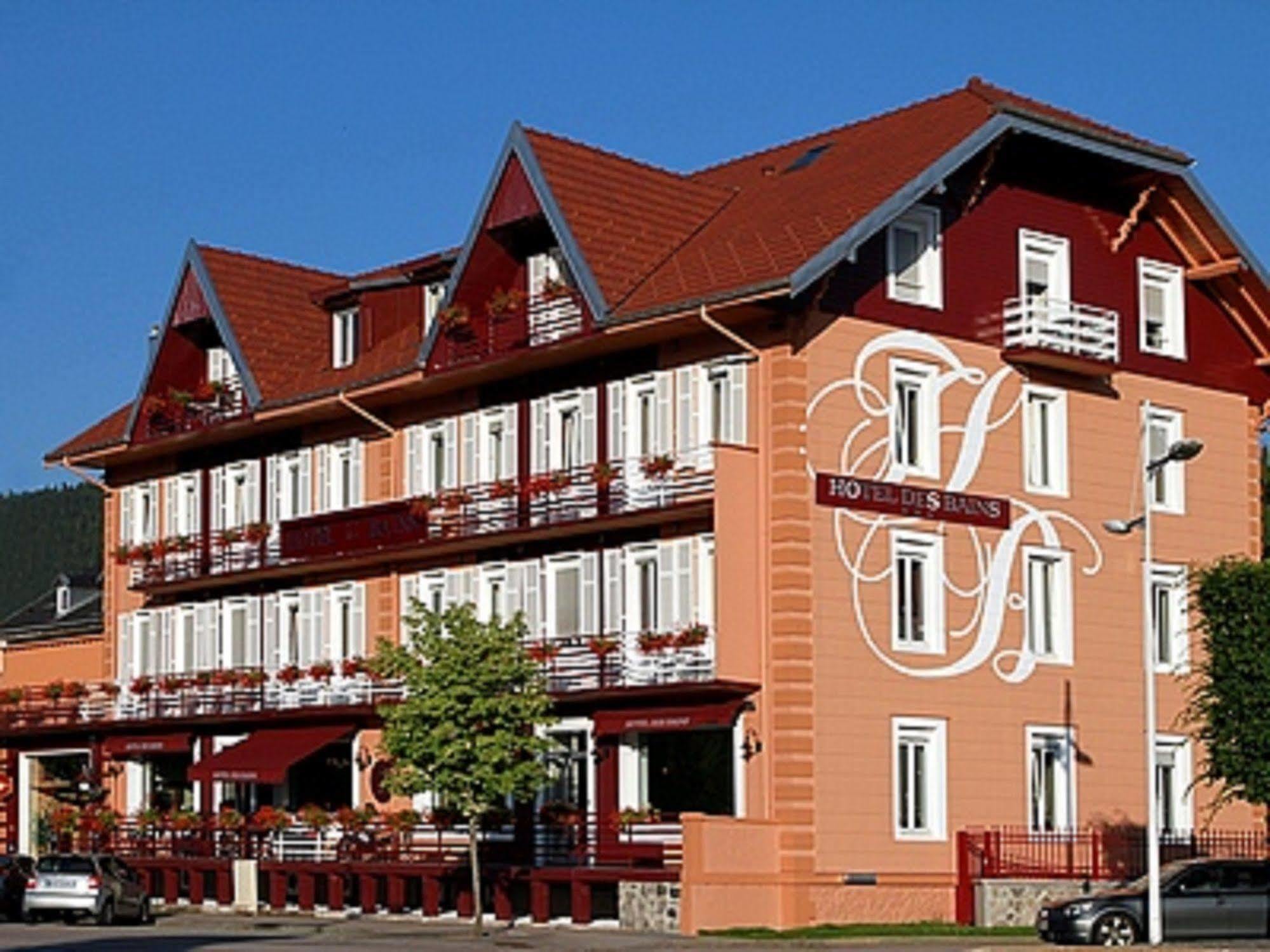 Logis Hotel Des Bains Gérardmer Exterior foto